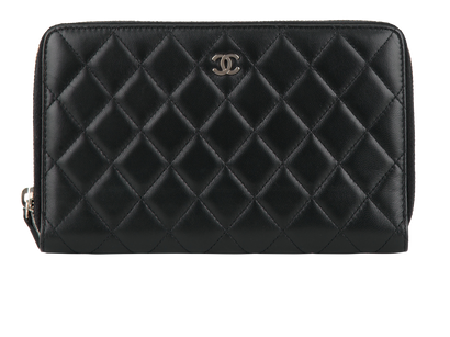 Chanel Zip Around Organiser, front view